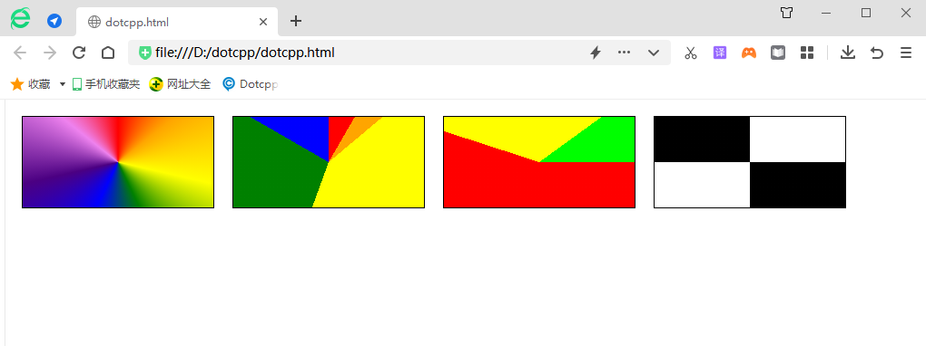 圆锥渐变 conic-gradient()