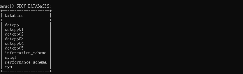 几个数据库