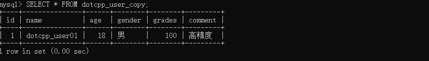 得到新表格