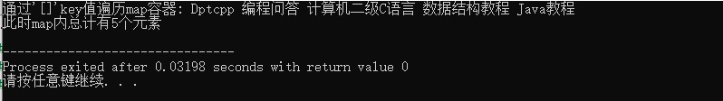 '[]'访问map元素