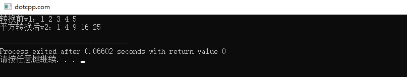 transform()函数