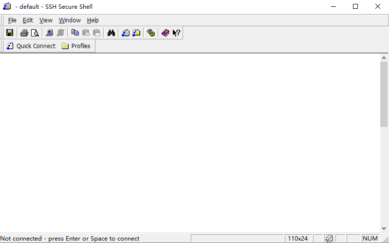 进入SSH Secure Shell客户端